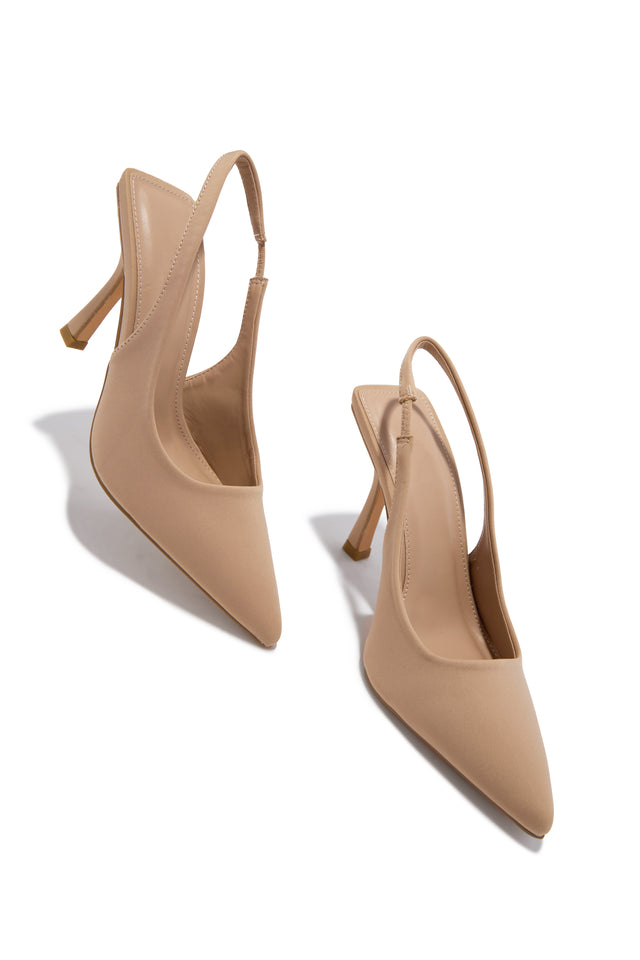 Load image into Gallery viewer, Cari Slingback Pumps - Nude