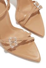 Load image into Gallery viewer, Glamorous Party Embellished High Heels - Nude