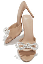 Load image into Gallery viewer, Mishelle Embellished Mule Heels - Nude