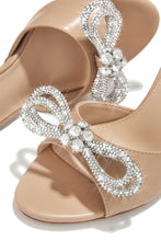 Load image into Gallery viewer, Mishelle Embellished Mule Heels - Nude
