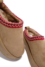 Load image into Gallery viewer, Cozy Weather Slip On Platform Flats - Oatmeal