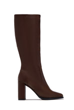 Load image into Gallery viewer, Paula Block Heel Boots - Brown