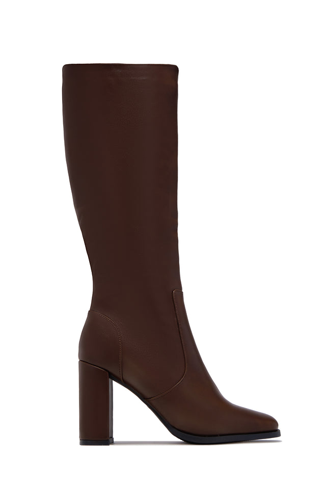 Load image into Gallery viewer, Paula Block Heel Boots - Brown