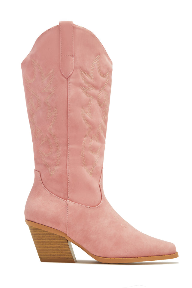 Load image into Gallery viewer, Pink Western Cowgirl Boots