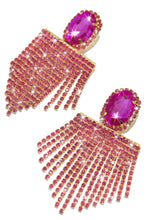 Load image into Gallery viewer, Pink Rhinestone Earring