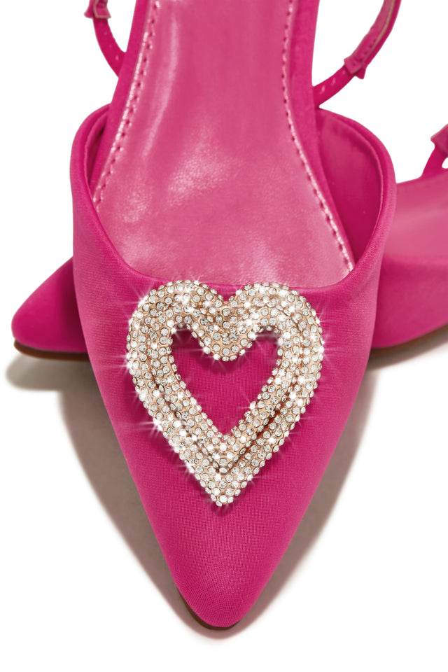 Load image into Gallery viewer, Pink Pointed Toe Embellished Flats