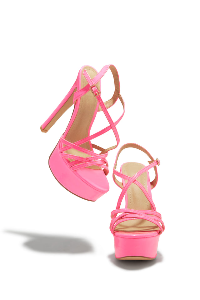 Load image into Gallery viewer, Jazari Platform Heels - Pink