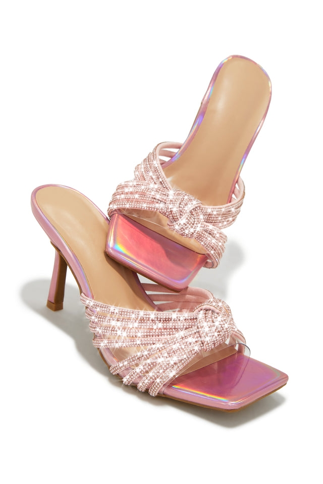 Load image into Gallery viewer, Metallic Pink Heels