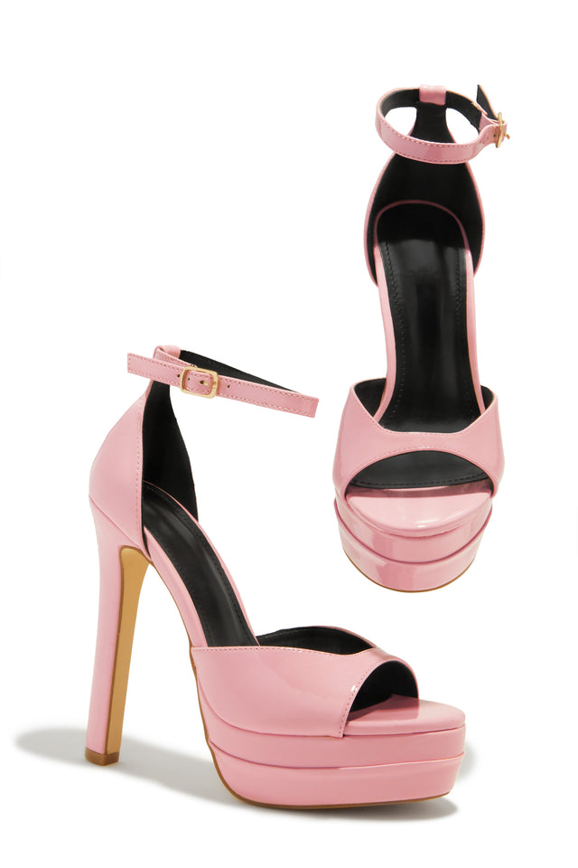 Load image into Gallery viewer, Delilah Platform High Heels - Pink
