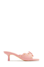 Load image into Gallery viewer, Lani Mid Heel Mules - Pink