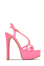 Load image into Gallery viewer, Jazari Platform Heels - Pink