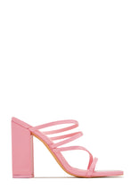 Load image into Gallery viewer, Jaziel Block Heel Mules - Orange