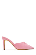 Load image into Gallery viewer, Lina Pump Heel Mules - Red