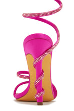 Load image into Gallery viewer, Andria Embellished Around The Ankle Coil Heels - Pink
