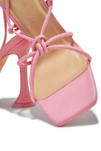 Load image into Gallery viewer, VIP Babes Lace Up High Heels - Light Pink