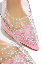 Load image into Gallery viewer, Gianella Embellished Slingback Pump Heels - Pink