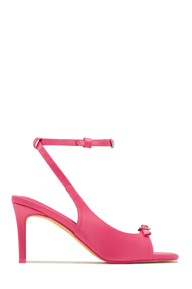 Load image into Gallery viewer, Ella Peep Toe Single Sole Heels - Pink
