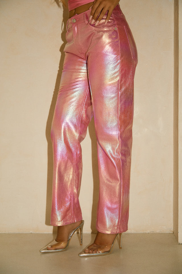 Load image into Gallery viewer, Iridescent Pink Pant