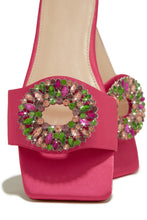 Load image into Gallery viewer, Multi Stone Pendant Detail Slip On Sandal