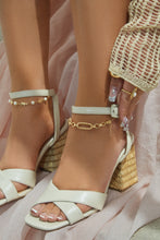 Load image into Gallery viewer, Punta Cana Block Heels - Ivory
