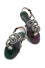 Load image into Gallery viewer, Multi Snake Embellished Sandals