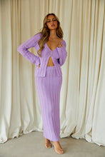Load image into Gallery viewer, Purple Knit Set