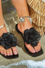 Load image into Gallery viewer, Ray Of Sunshine Slip On Jelly Sandals - Black