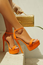 Load image into Gallery viewer, Raylee Platform High Heels - Orange