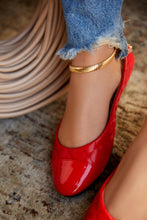Load image into Gallery viewer, Women Wearing Red Flats