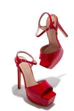 Load image into Gallery viewer, Paulina Platform High Heels - Red