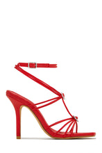 Load image into Gallery viewer, Lovestruck Embellished Strappy High Heels - White