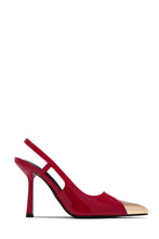 Load image into Gallery viewer, Sophia Slingback Pumps - Red