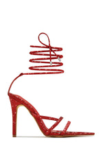 Load image into Gallery viewer, Red Glitter Heels