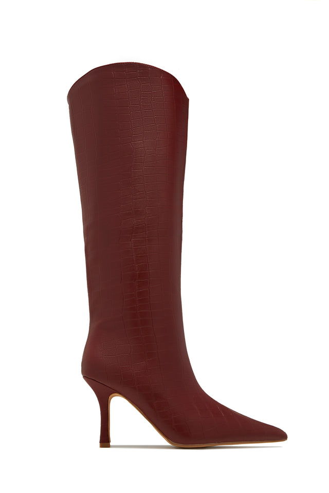Load image into Gallery viewer, Shyla Knee High Boots - Brown