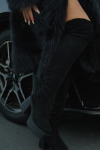 Load image into Gallery viewer, Reezy Over The Knee Platform Block Heel Boots - Black