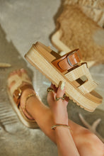 Load image into Gallery viewer, Resort Getaway Slip On Chunky Sandals - Nude