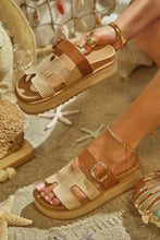 Load image into Gallery viewer, Resort Getaway Slip On Chunky Sandals - Nude