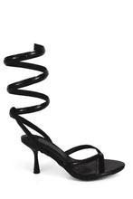Load image into Gallery viewer, Reylene Ankle Wrap Mid Heels - Black