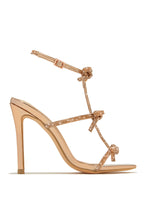 Load image into Gallery viewer, Party Season Embellished High Heels - Nude