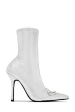 Load image into Gallery viewer, Silver-Tone Bootie