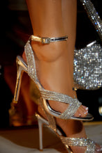 Load image into Gallery viewer, Silver-Tone Embellished Single Sole Heels