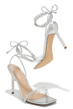 Load image into Gallery viewer, Silver Embellished Bridal Heels