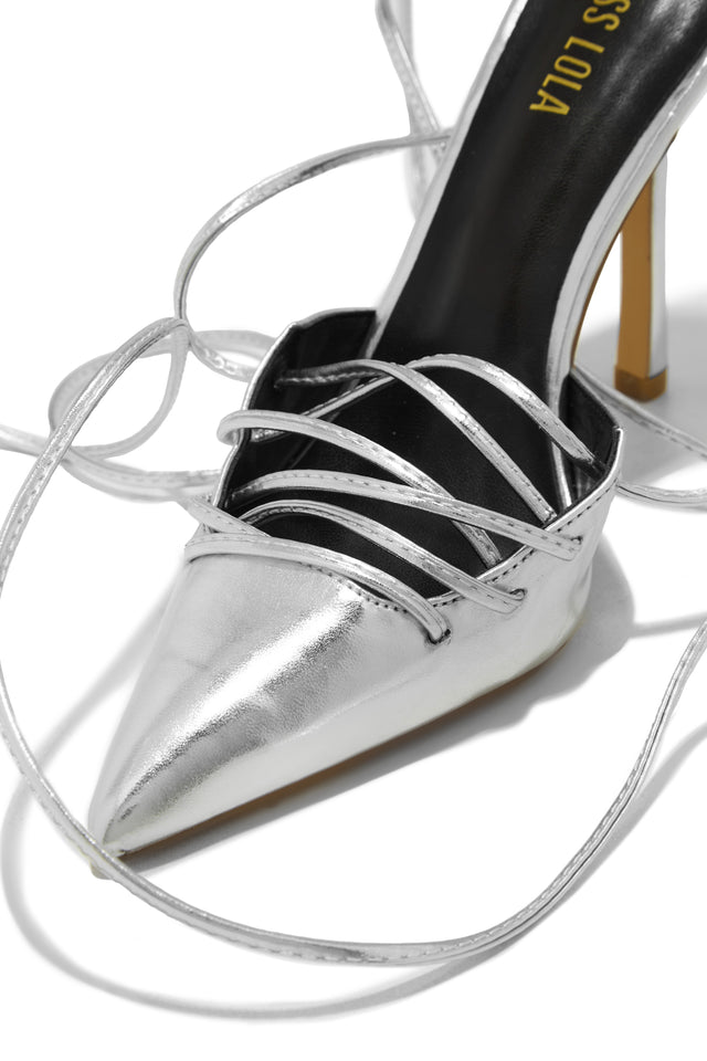 Load image into Gallery viewer, Silver Heels