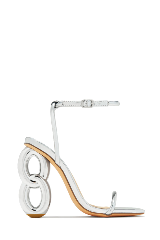 Load image into Gallery viewer, Metallic Silver Heels