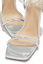 Load image into Gallery viewer, Metallic Silver Heels