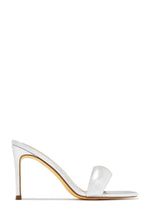 Load image into Gallery viewer, Alisha Mid Heel Mules - White