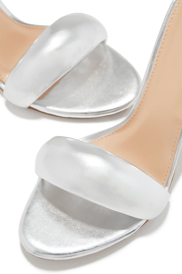 Load image into Gallery viewer, Alisha Mid Heel Mules - Silver
