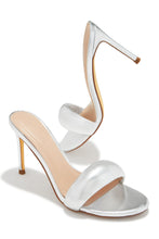 Load image into Gallery viewer, Alisha Mid Heel Mules - Silver
