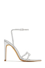 Load image into Gallery viewer, Glamorous Party Embellished High Heels - Bone
