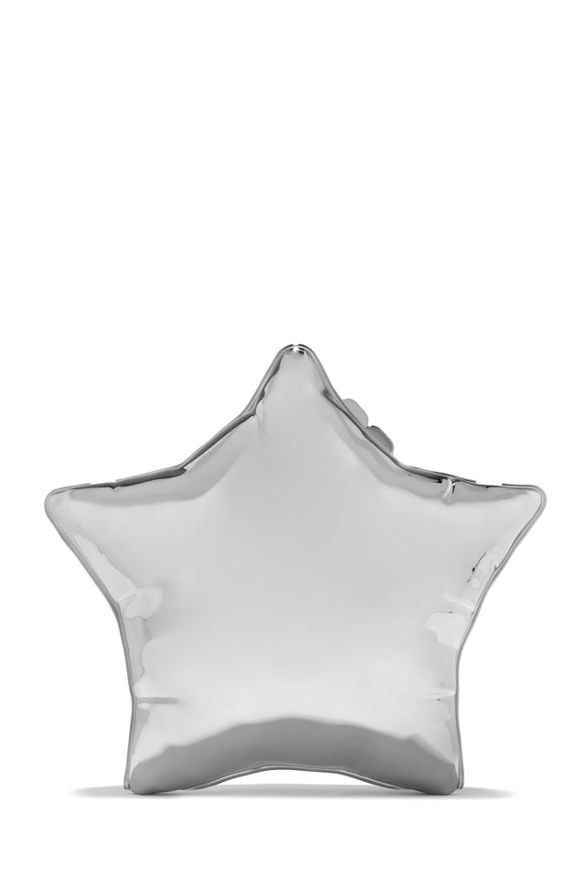 Load image into Gallery viewer, Silver Balloon Clutch Bag